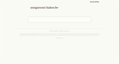 Desktop Screenshot of amigurumi-haken.be
